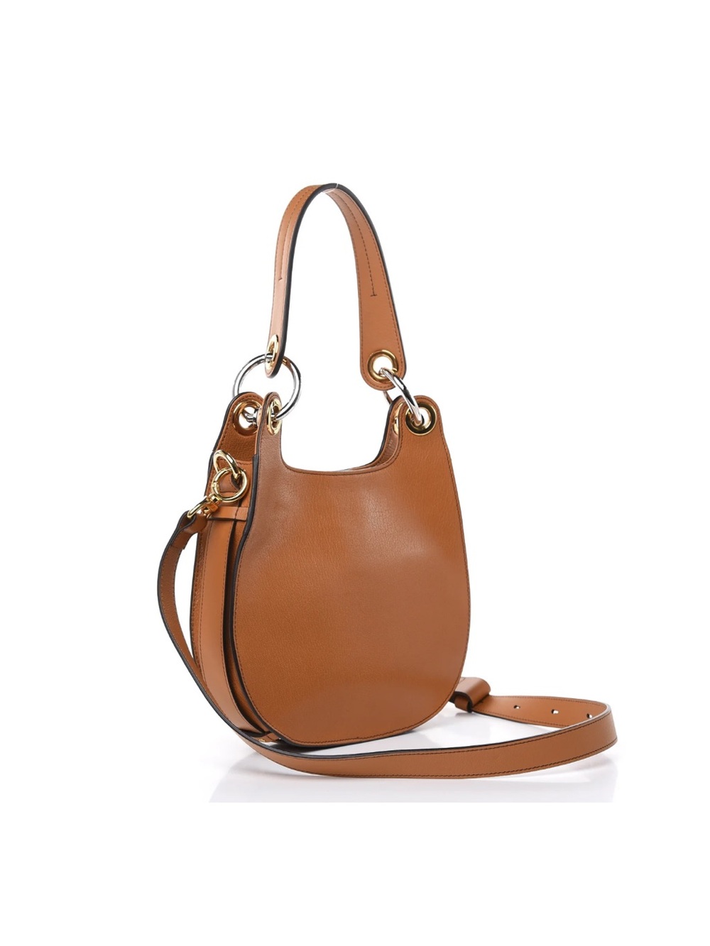 CHLOE Calfskin Leather Tess Hobo Autumnal Brown EUC - Picture 3 of 9